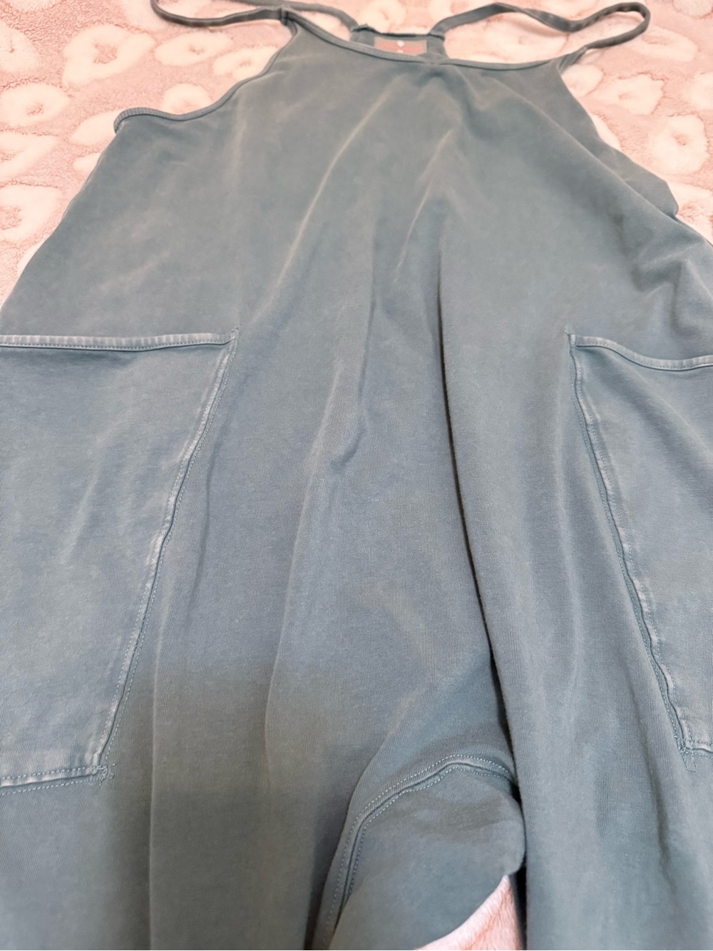 Free People Olive Green Slouchy Pocket Overalls - Picture 4 of 7